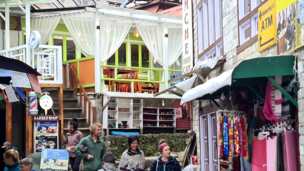 Il centro di Namche Bazar