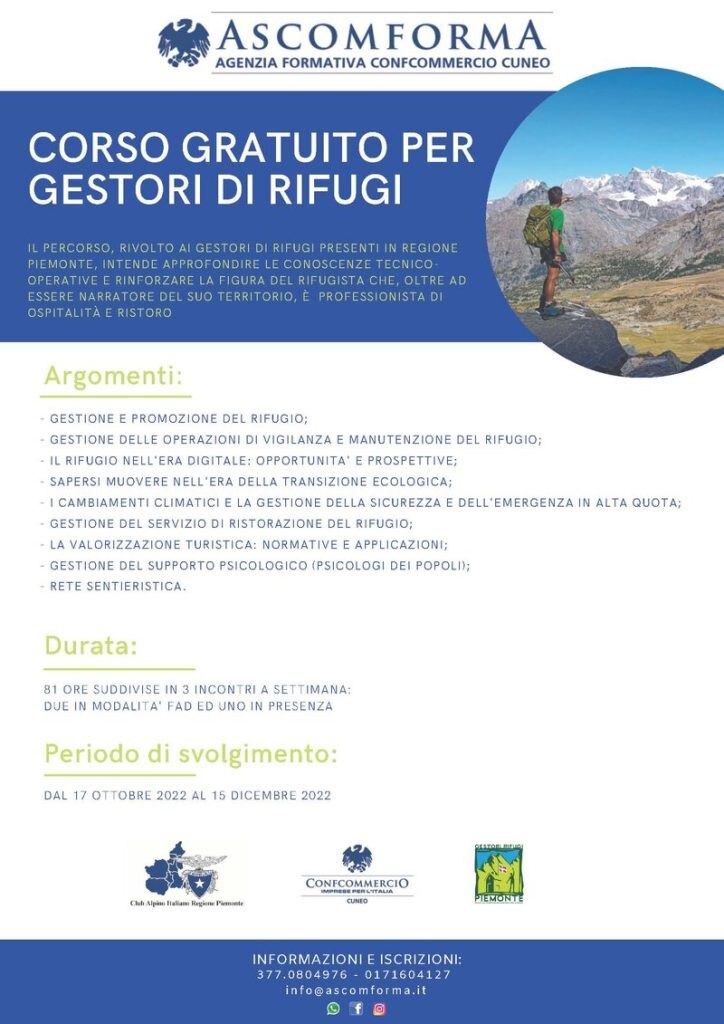 Locandina di presentazione del corso