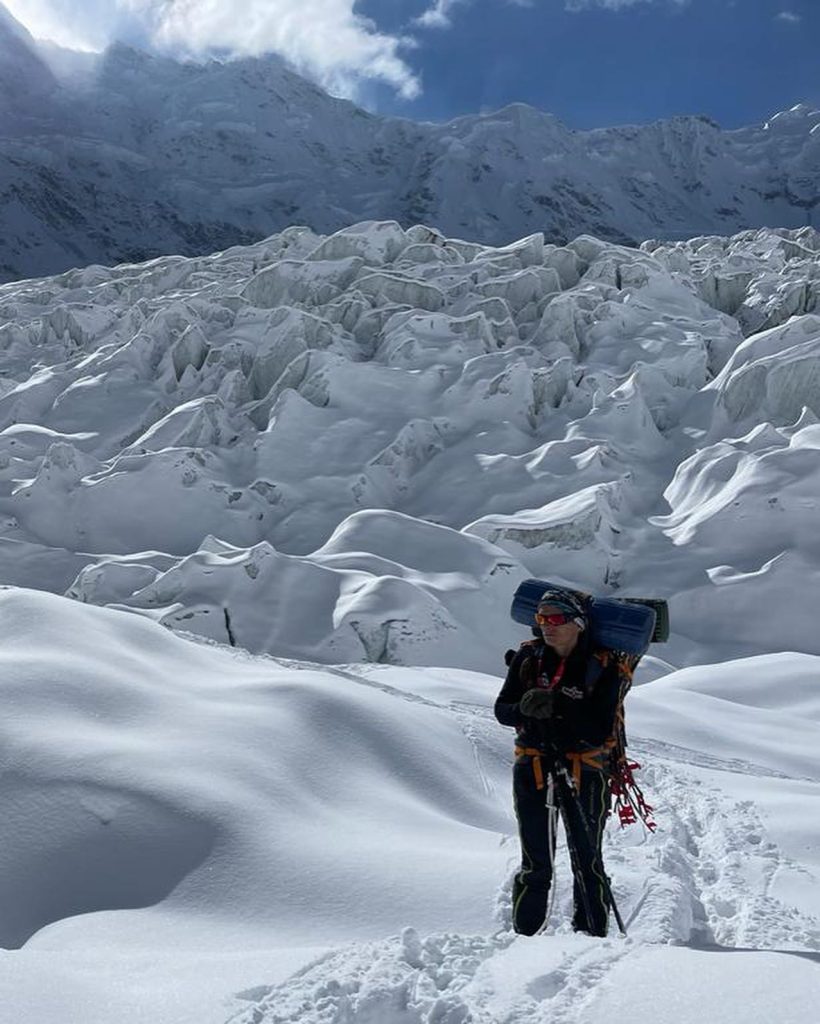 Foto Denis Urubko, Maria Pipi Cardell - Desnivel