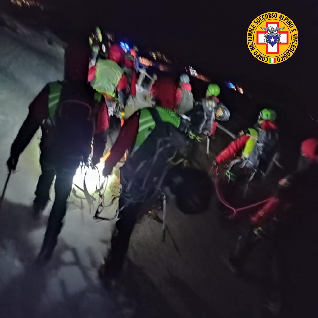 Foto FB Soccorso Alpino e Speleologico Abruzzo