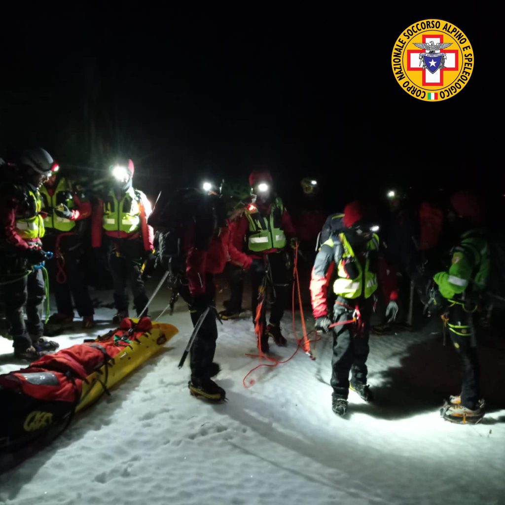 Foto FB Soccorso Alpino e Speleologico Abruzzo