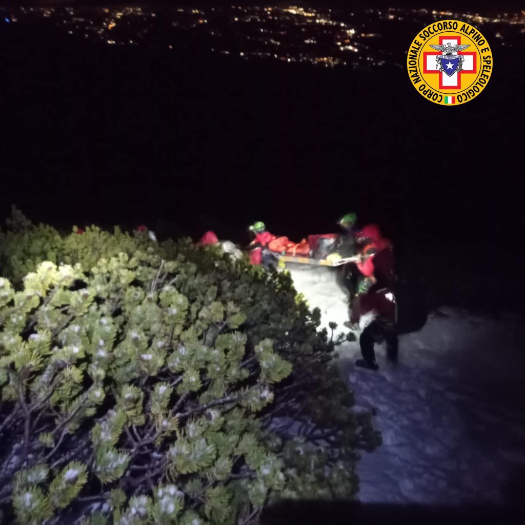 Foto FB Soccorso Alpino e Speleologico Abruzzo