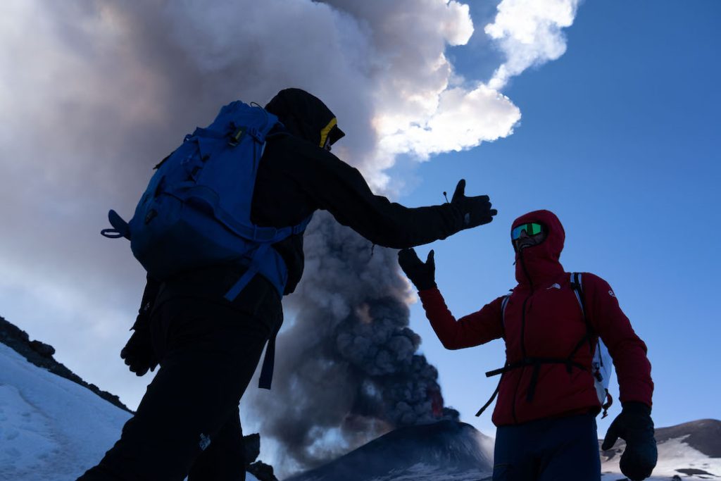 Etna - Tudor Laurini e Hervé Barmasse -Credits @Chiara Guglielmina