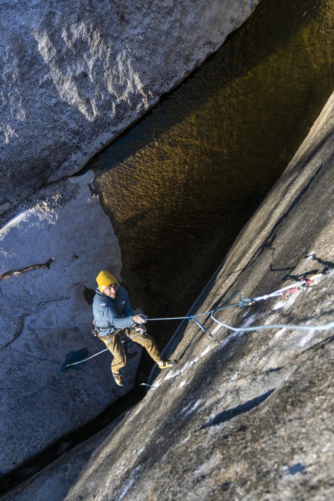 Jacopo Larcher su Meltdown. Foto: Andrea Cossu - Onsen Productions