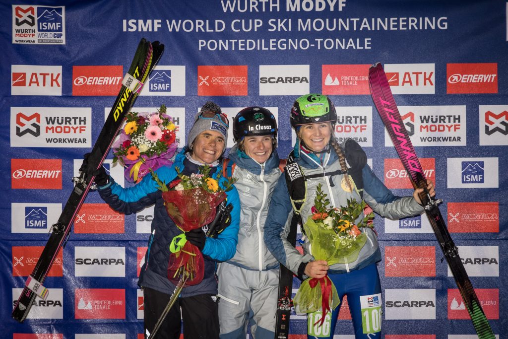 Podio femminile Sprint - Foto Maurizio Torri e Mauro Mariotti