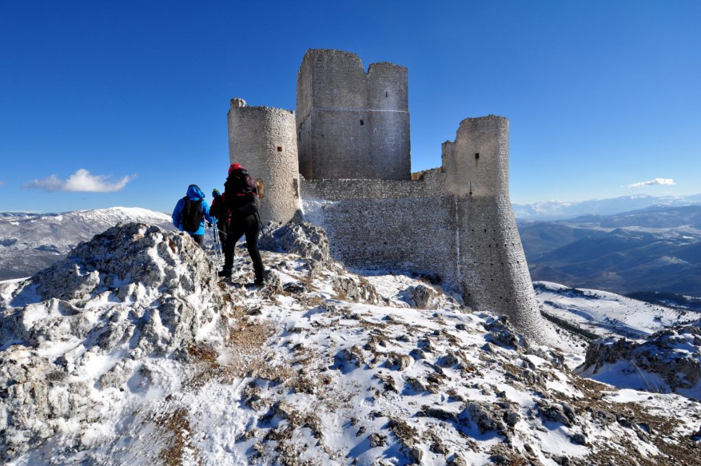 Arrivo a Rocca Calascio