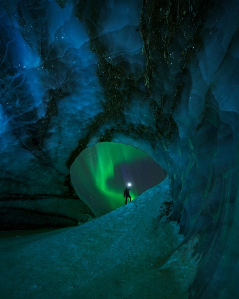“Chasing the Light”. Castner Glacier, Alaska, USA. Foto David Erichsen