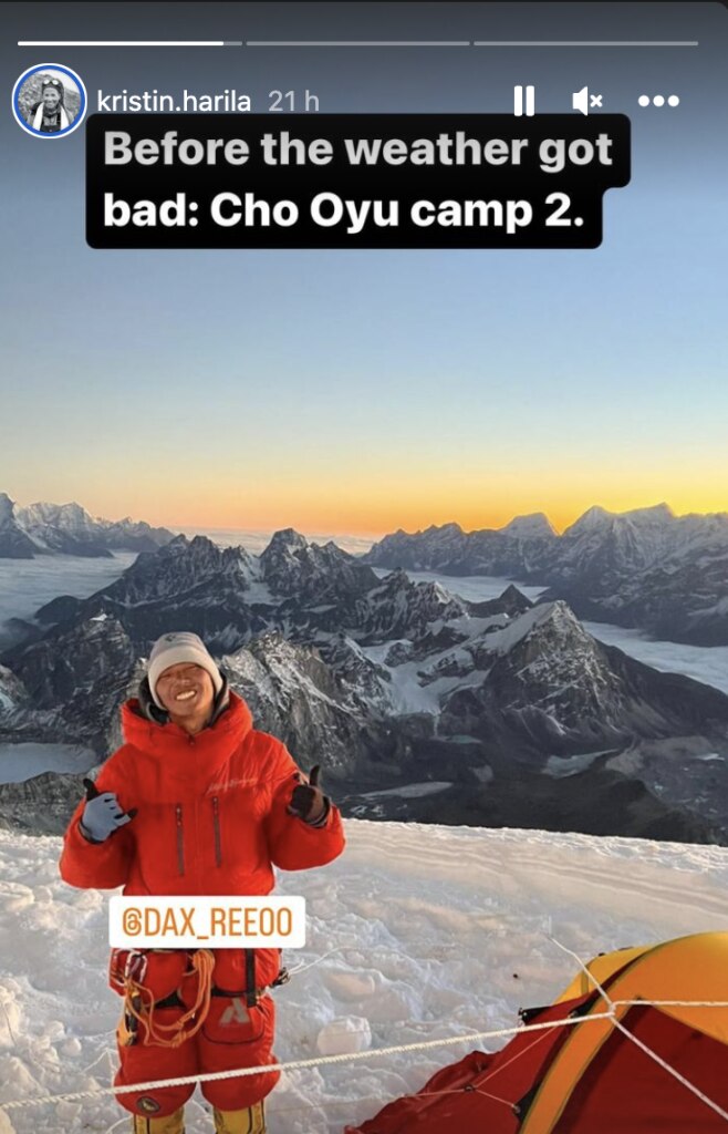 Una story da C2 di Kristin Harila