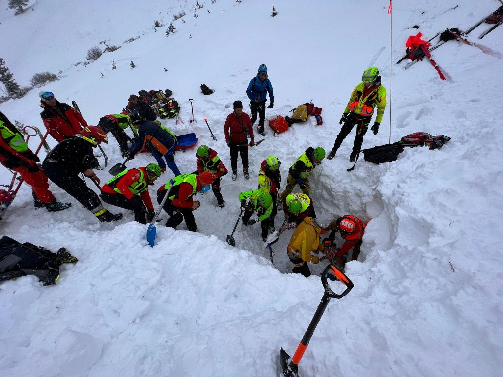 Valanga- Foto Soccorso Alpino Trentino