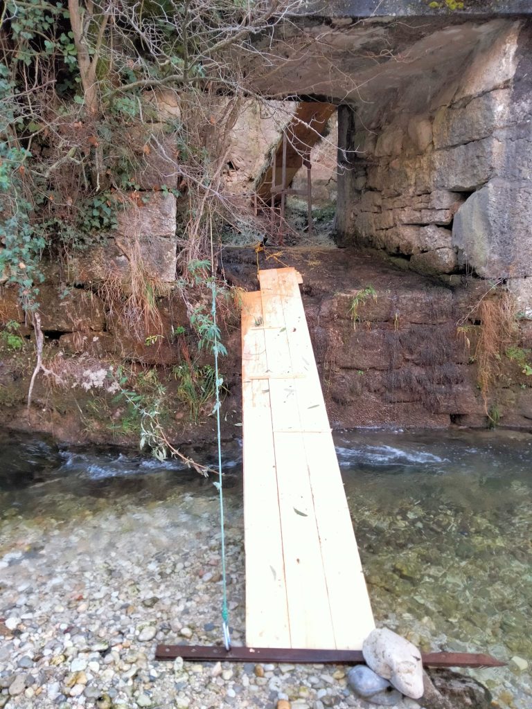 Passerelle allestite dall