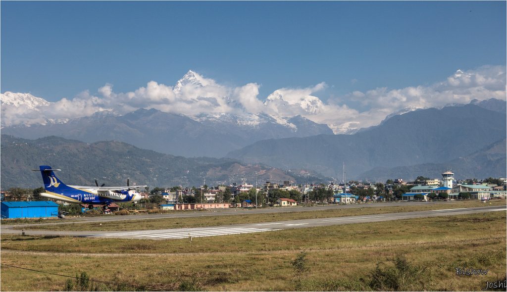 Il vecchio aeroporto di Pokhara - Foto Wikimedia Commons @Bishow11