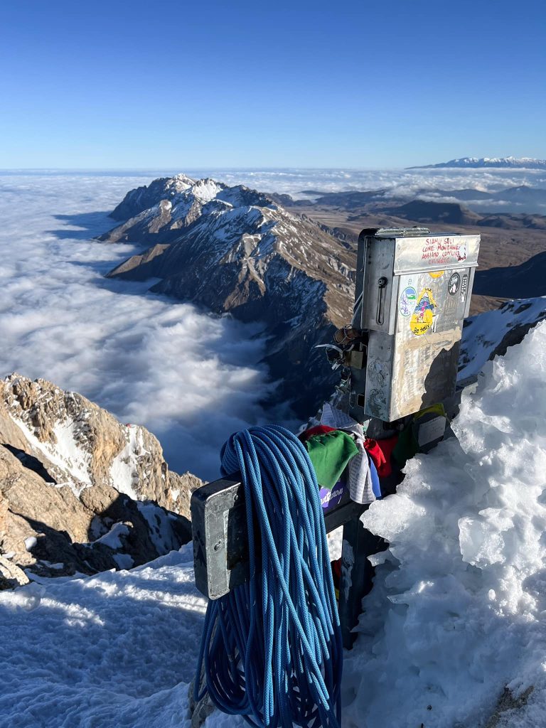 Corno Grande Gran Sass, gennaio 2023 - Foto Carlo Mozzetti