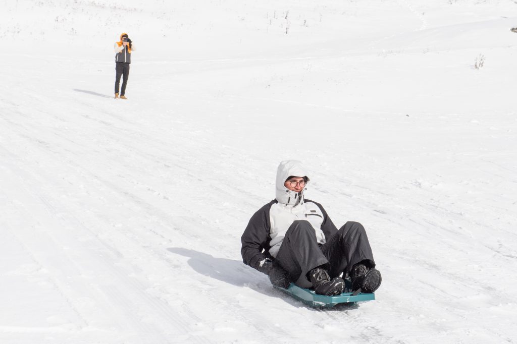 Il ritorno della neve in Appennino - Foto ANSA (Credit Image: © Riccardo Fabi/Pacific Press via ZUMA Press Wire)
