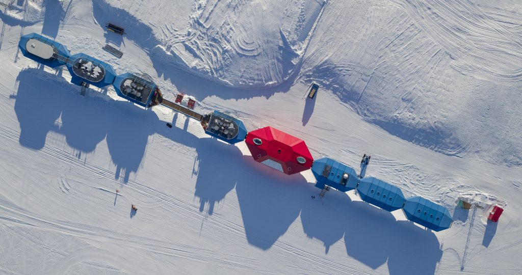 Brunt Ice Shelf, stazione di ricerca britannica Halley - Foto ANSA (Credit Image: © Cover Images via ZUM)