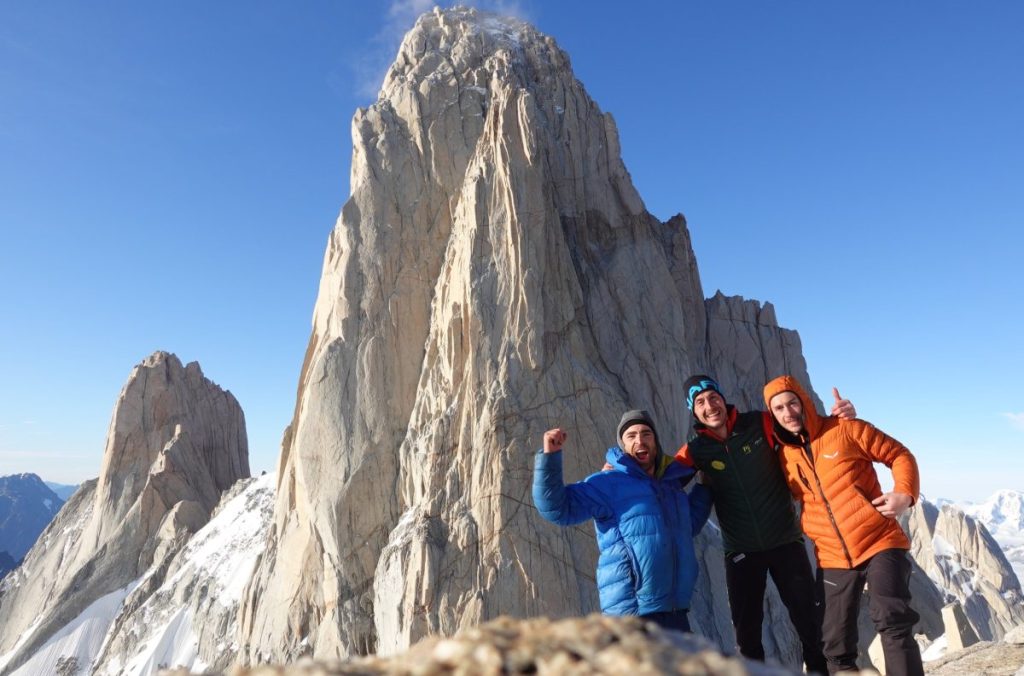 patagonia, aguja mermoz, matteo della bordella, leonardo gheza, sean villanueva