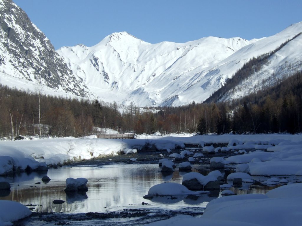Inverno in Val Ferret - Foto Wikimedia Commons @Aousta