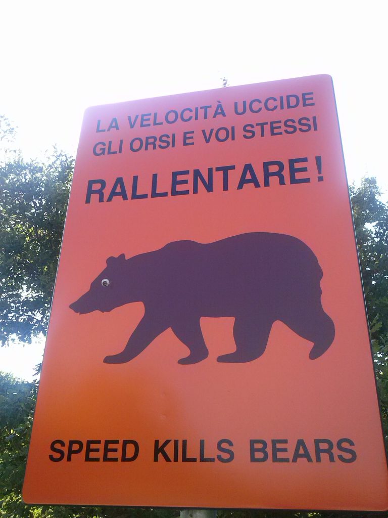 Cartello stradale che segnala la presenza dell