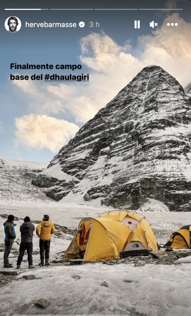 Campo base Dhaulagiri. Story Hervé Barmasse 