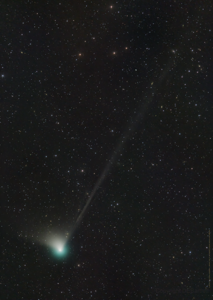 La cometa C/2022 E3 (ZTF) in uno scatto della NASA dello scorso dicembre - Foto Dan Bartlett