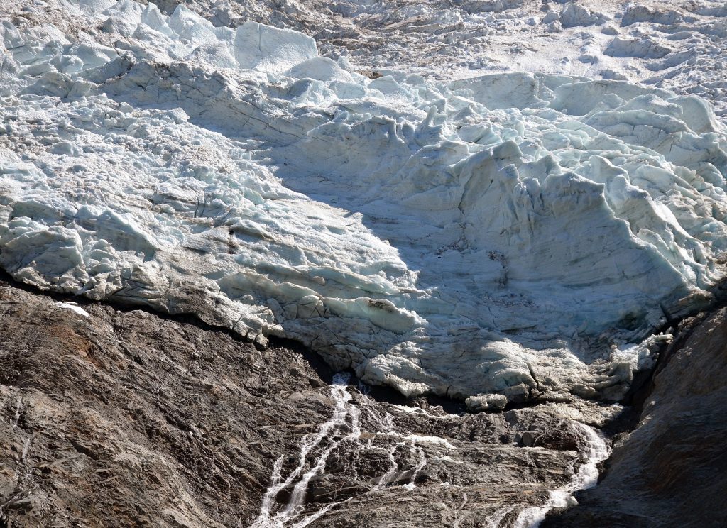 Ghiacciaio dei Bossons - Foto Wikimedia Commons @