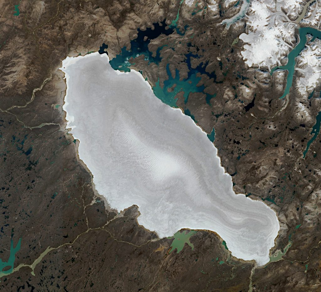 Barnes Ice Cap, Baffin Island - Foto Wikimedia Commons @Copernicus Sentinel data 2019