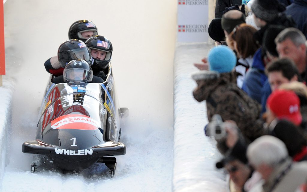 Pista da bob Cesana - Foto ANSA/DI MARCO