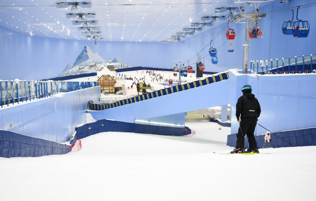 Skidome di Pechino - Foto ANSA (Credit Image: © Deng Hua/Xinhua via ZUMA Press)