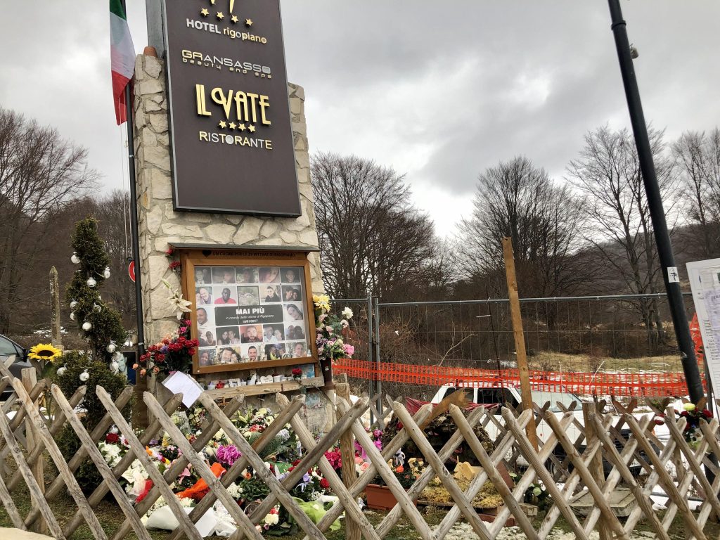 Rigopiano 2020 - Foto ANSA/Lorenzo Dolce