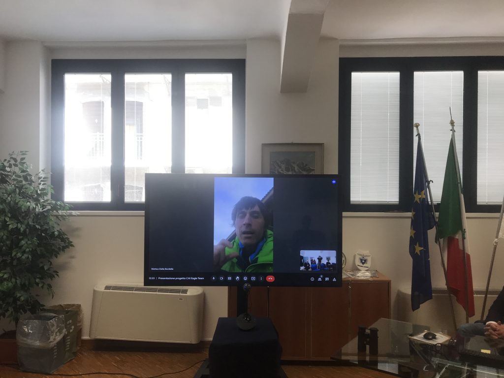 Presentazione del progetto, Matteo Della Bordella - Foto CAI