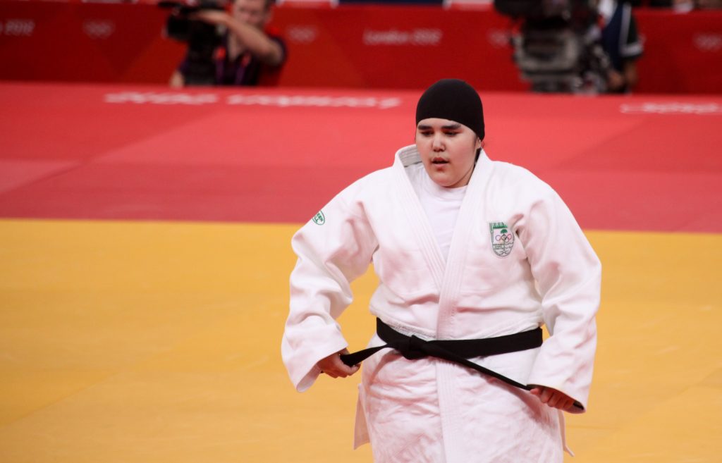 Wojdan Shaherkani, Olympic Judo London 2012 - Foto Wikimedia Commons @Martin Hesketh