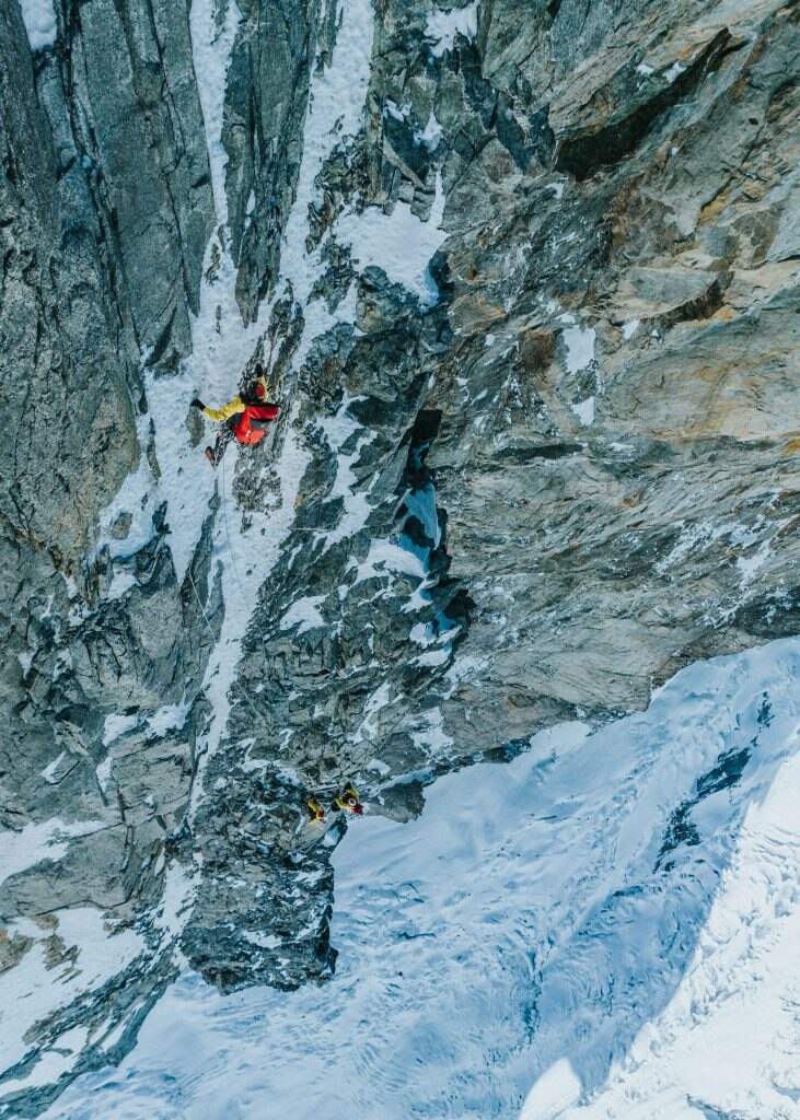 Jorasses, Direttissima alla Punta Walker ©Mathis Dumas - Millet