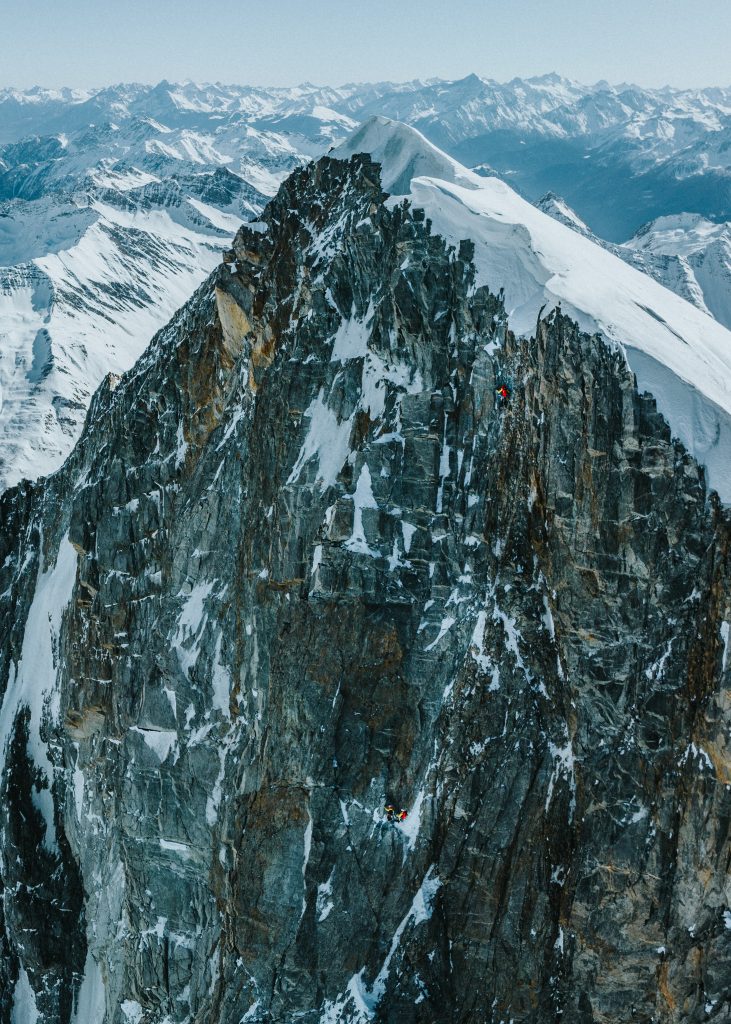 Jorasses, Direttissima alla Punta Walker ©Mathis Dumas - Millet