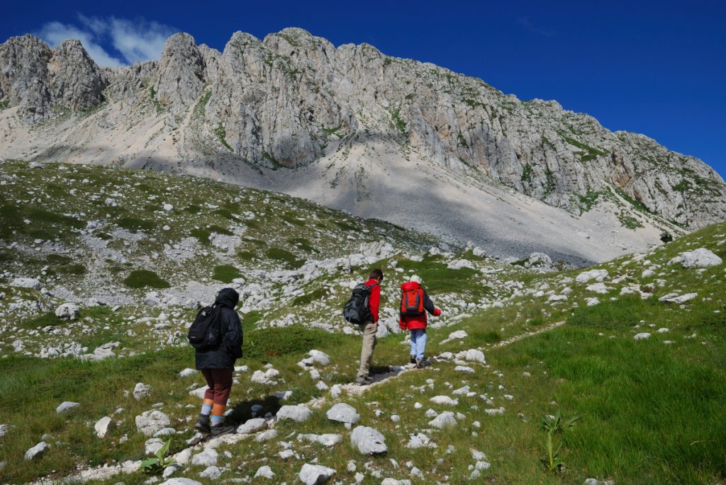 Terminillo, escursionisti