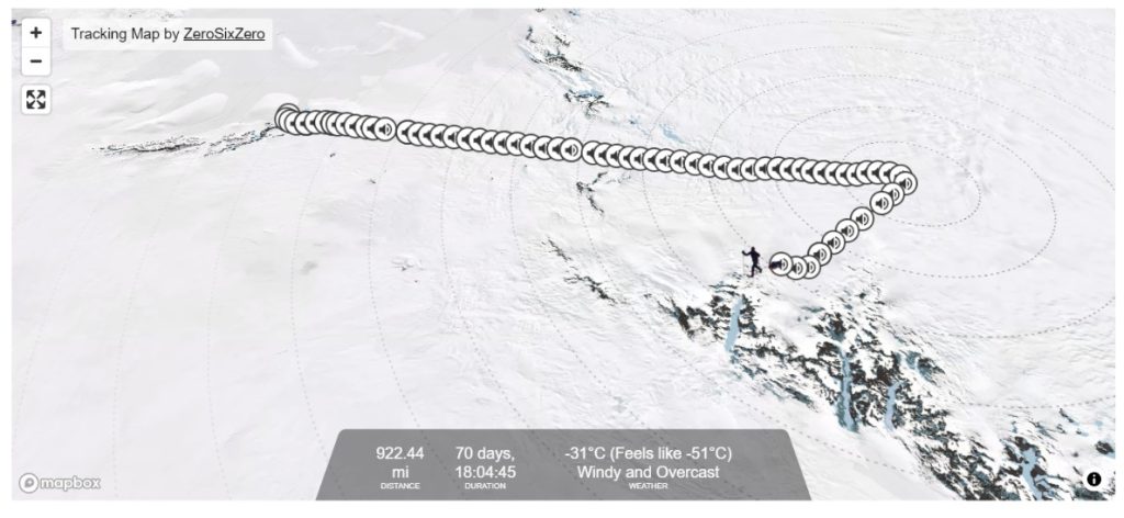 I 1485 km percorsi da Preet