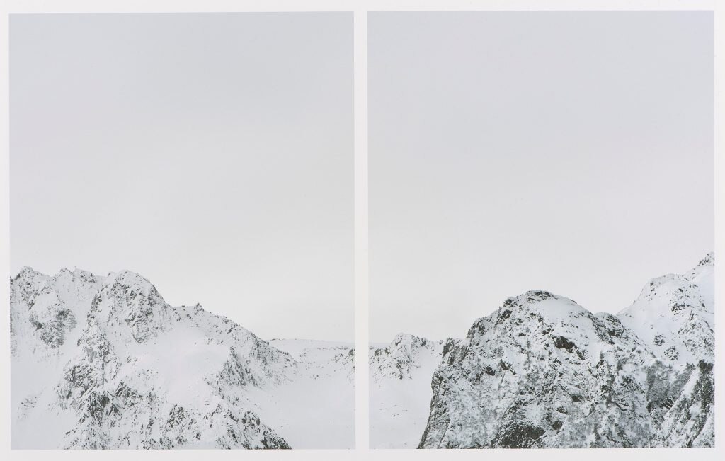 Axel Hütte, Gruppo Adamello, Italy (dittico), 2022, ditone. Brescia, Fondazione Brescia Musei © Axel Hütte