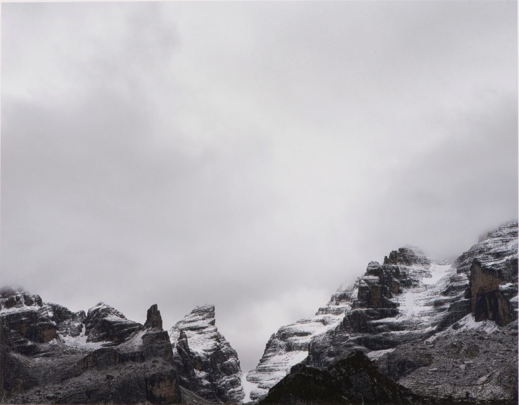 Axel Hütte, Monte Spinale, Italy, 2022, ditone. © Axel Hütte