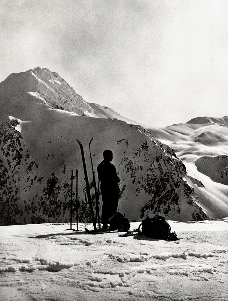 1932, il Corno Grande dalla Sella dei Grilli. Si vede l