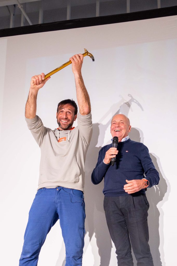 Alex Txikon nella serata a Brescia