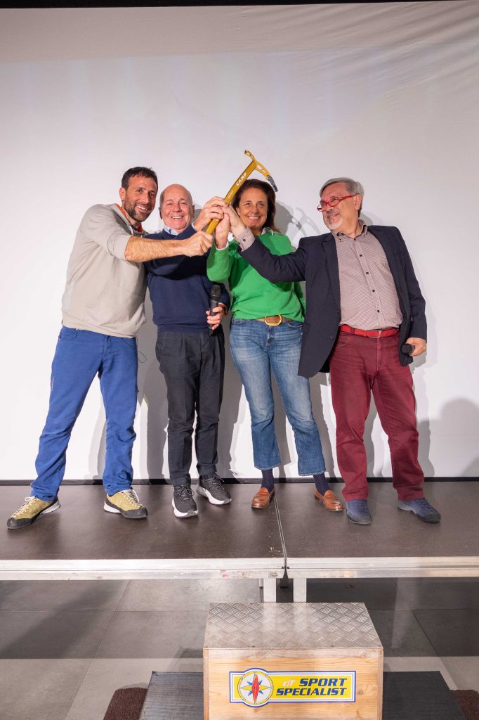 Alex Txikon nella serata a Brescia