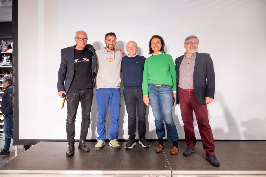 Alex Txikon nella serata a Brescia