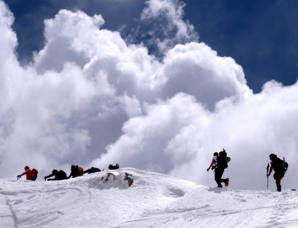 Cresta sommitale del Corno Grande,foto Stefano Ardito