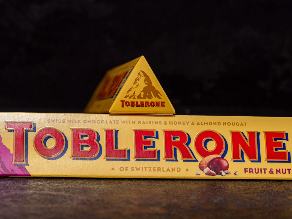 Toblerone - Foto ANSA (Credit Image: © Valera Golovniov/SOPA Images via ZUMA Press Wire)