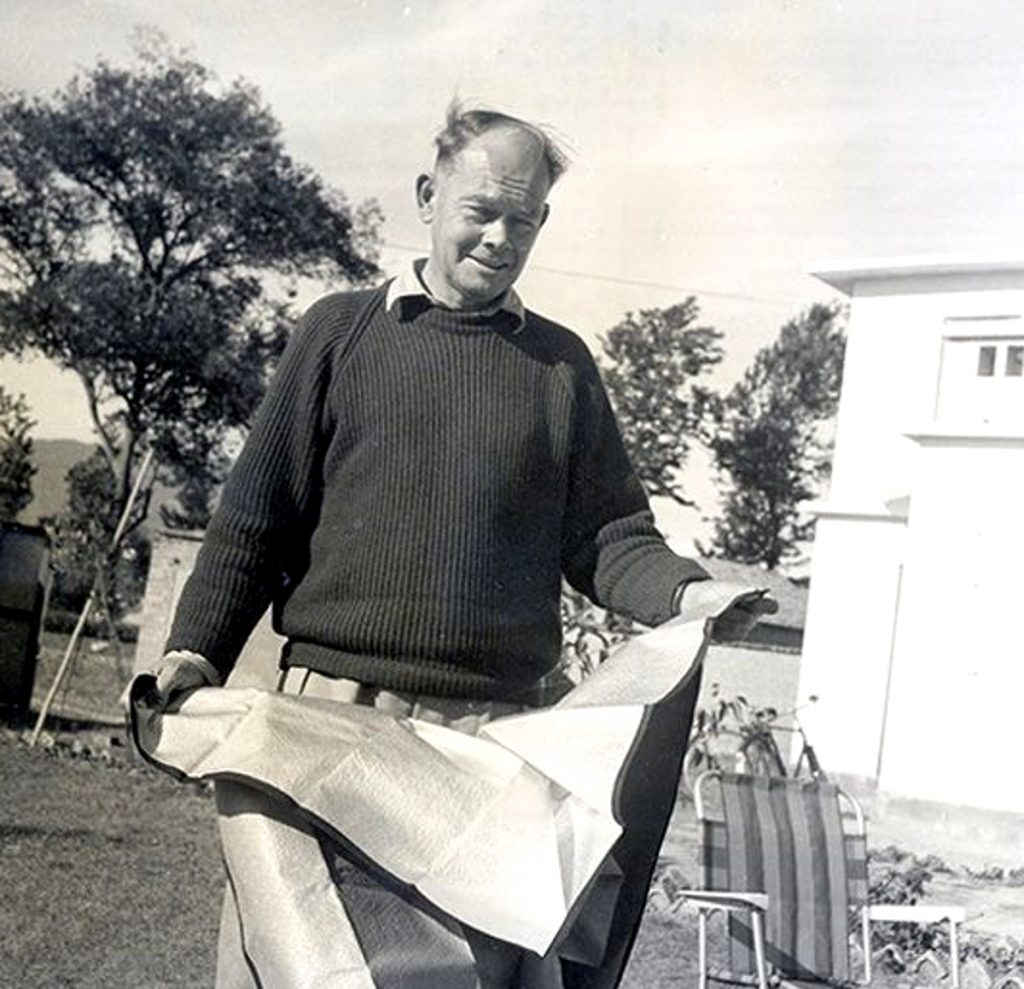Jimmy Roberts durante un trekking, Foto Mountain Travel Nepal