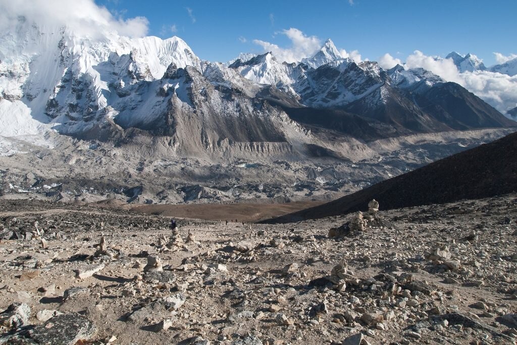 Khumbu Glacier da Kala Patthar - Foto Wikimedia Commons @Vyacheslav Argenberg