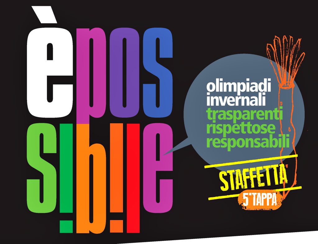 Locandina della staffetta di Libera