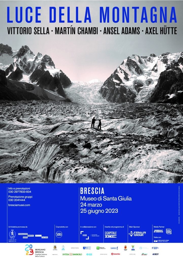 Locandina della mostra "Luce della Montagna"