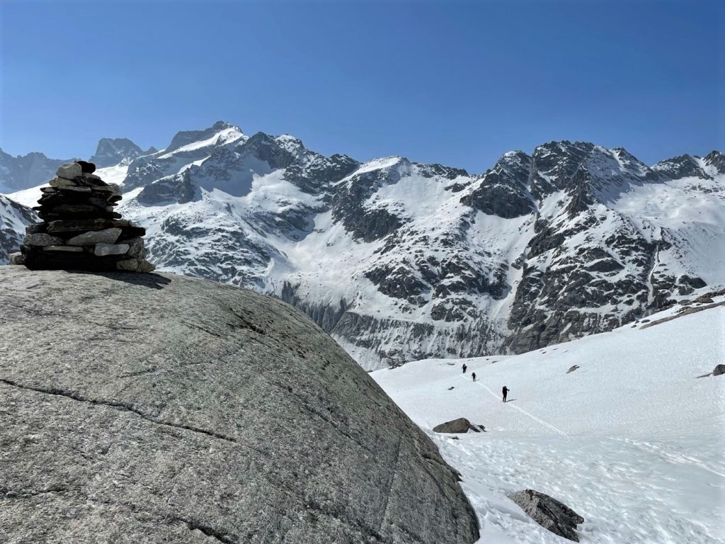 Risalita verso la Sella del Forno - Foto Michele Comi