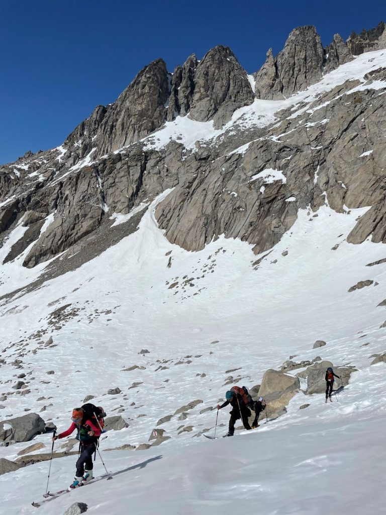 Risalita verso la Sella del Forno - Foto Michele Comi