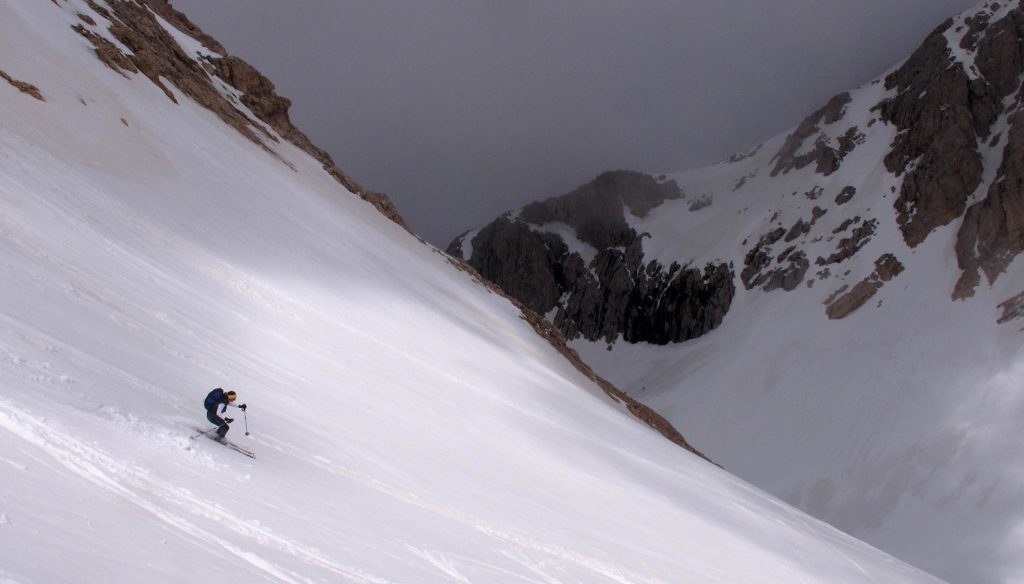 Scialpinismo sul Calderone, foto Stefano Ardito