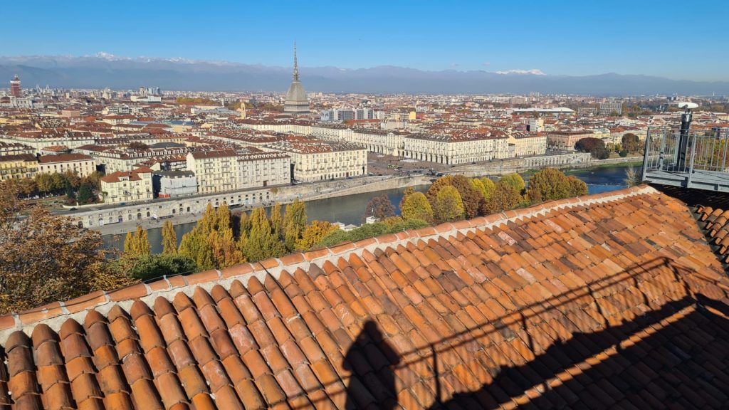 Torino e le Alpi dal Museo - Foto Stefano Ardito